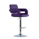 Барный стул Barneo N-135 Gregor фиолетовая кожа