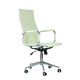 Кресло Barneo K-110 бежевая кожа, газлифт 3кл