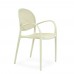 Кресло Barneo N-70 цвет белый с белой сеткой для кухни