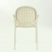 Кресло Barneo N-70 цвет белый с белой сеткой для кухни