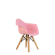 Кресло детское Barneo N-2 Eames Style цвет розовый для кухни