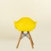 Кресло детское Barneo N-2 Eames Style цвет желтый для кухни