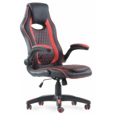 Кресло К-37 черно-красное