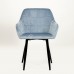 Кресло Barneo K-36 велюр серо-голубой для кухни