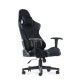 Кресло Barneo K-50 черная сетка черные вставки, газлифт 3кл, реклайнер игровое