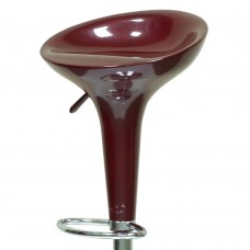 Барный стул Barneo N-100 Bomb вишневый глянец (бургундия)
