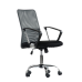 Кресло Barneo K-147 для персонала серая ткань и сетка