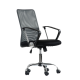 Кресло Barneo K-147 для персонала серая ткань и сетка