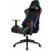 Кресло игровое Zombie GAME RGB черный эко.кожаткань крестов. пластик
