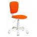 Кресло детское Бюрократ CH-W204NX оранжевый TW-96-1 крестовина пластик пластик белый