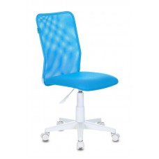 Кресло детское Бюрократ KD-9 голубой TW-31 TW-55 сетка/ткань крестовина пластик пластик белый