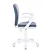 Кресло детское Бюрократ KD-W10AXSN серый 26-25 крестовина пластик пластик белый