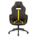 Кресло игровое Zombie A3 черный/желтый искусственная кожа крестовина пластик