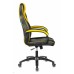 Кресло игровое Zombie VIKING 2 AERO черный/желтый искусст.кожа/ткань крестовина пластик