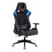 Кресло игровое Zombie VIKING 4 AERO черный/синий искусст.кожа/ткань с подголов. крестовина пластик