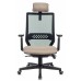 Кресло руководителя Бюрократ EXPERT черный TW-01 сиденье бежевый 38-402 сетка/ткань с подголов. крестовина пластик