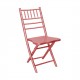 Складной стул Кьявари красный, деревянный
