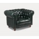 Кресло Честер 125x85x85 см цвет черный