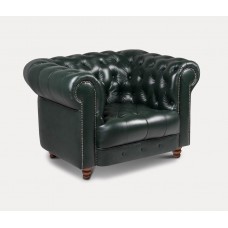 Кресло для клуба Честер 125x85x85 см цвет черный