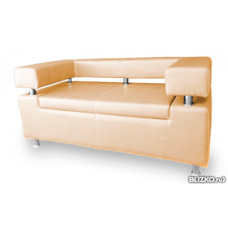 Офисный диван Босс двухместный 165x75x70 см бежевый