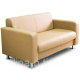 Офисный диван Челси 150x75x85 см Бежевый двухместный