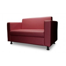 Офисный диван Челси 150*75*85 см двухместный кирпичный