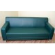 Офисный диван Клерк-3 трёхместный 200*75*90 см зеленый