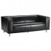 Офисный диван Клипан двухместный 150x88x70 см черный