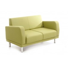 Офисный диван Милан двухместный 150x77x85 см салатовый