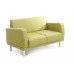 Офисный диван Милан двухместный 150x77x85 см салатовый