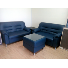Офисный диван Премьер 2-х местный 150x90x90 искусственная кожа