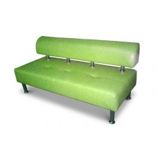 Офисный диван Стандарт двухместный 120*75*80 см салатовый