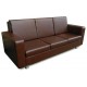 Офисный диван Стандарт плюс трехместный 190x75x80 см коричневый