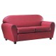 Офисный диван Тироль двухместный 160x82x85 см розовое