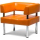 Офисное кресло Глория 90*75*83 см оранжевое