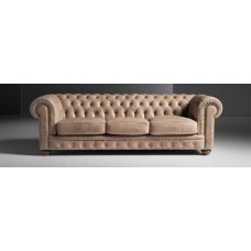 Трехместный диван Честер 245*85*85 см цвет бежевый