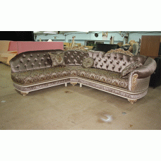 Угловой диван Белиссимо 245*110*90 см темно-коричневый