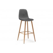 Барный стул Capri dark gray / wood
