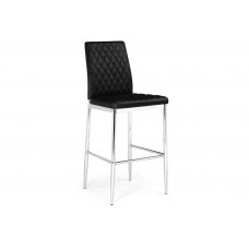 Барный стул Teon black / chrome