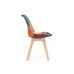 Деревянный стул Mille fabric multicolor