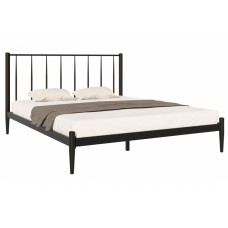 Двуспальная кровать Бри 160х200 черная