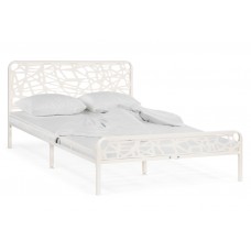 Двуспальная кровать Кубо 160х200 белый