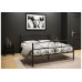Двуспальная кровать Нерика 180х200 черная