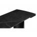 Керамический стол Готланд 180(240)х90х79 черный мрамор / черный