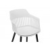 Пластиковый стул Crocs white / black